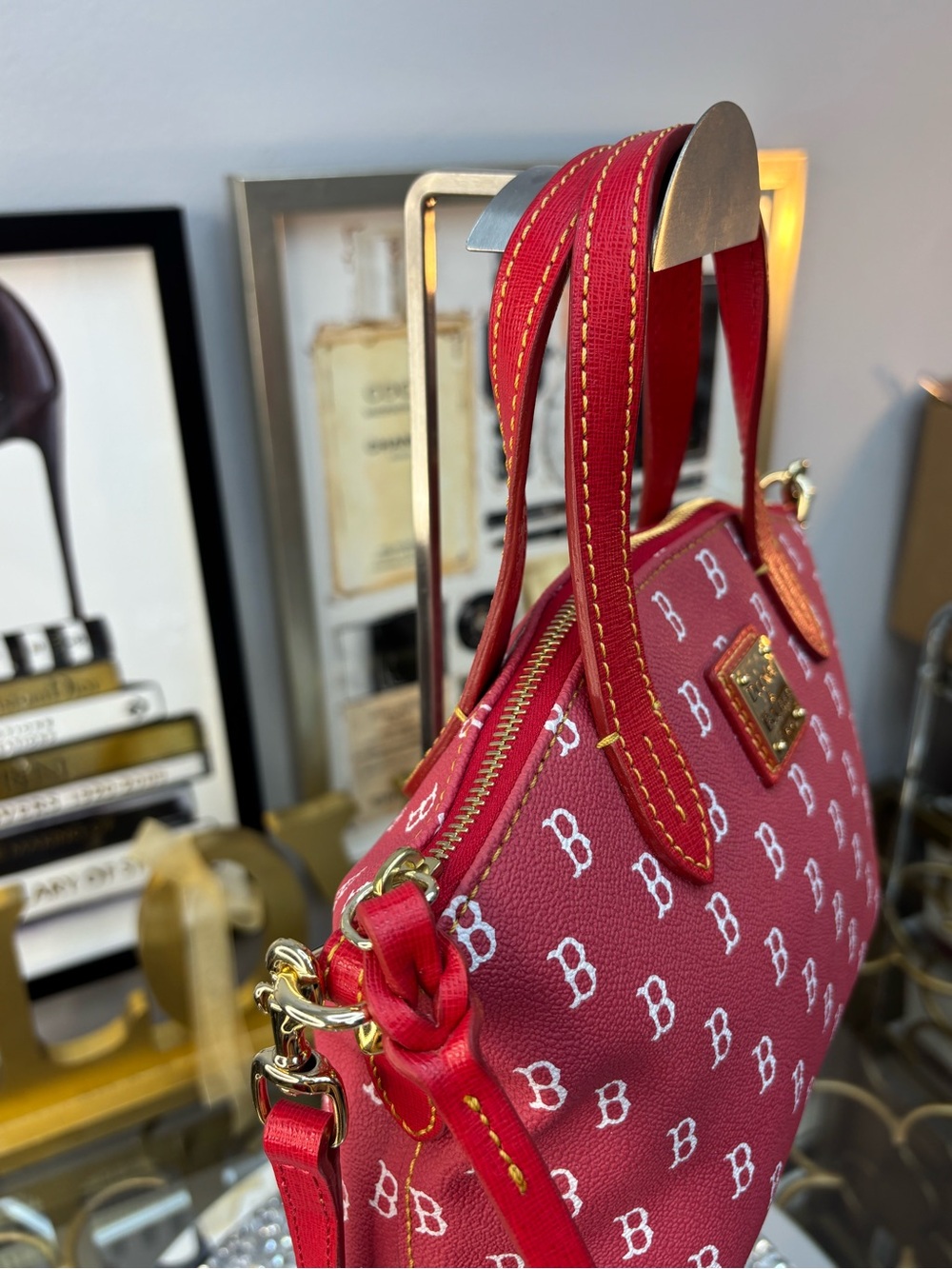 Dooney & Bourke Boston Red Sox Ruby Mini Crossbody Satchel NWOT - Picture 7 of 14